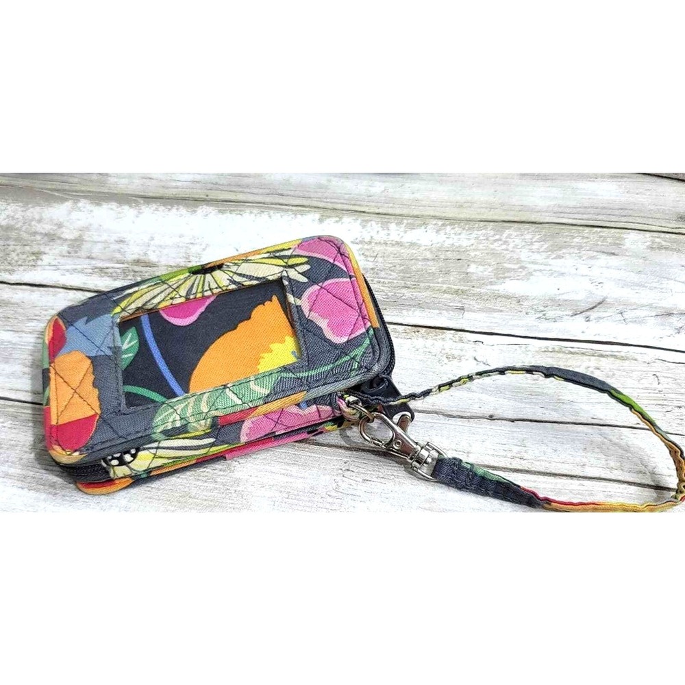Vera Bradley JAZZY BLOOMS Wristlet Wallet Retired Pattern‎